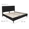 Flash Furniture King Size Black Fabric Platform Bed with Mattress SL-BM10-24-GG - alternate 8
